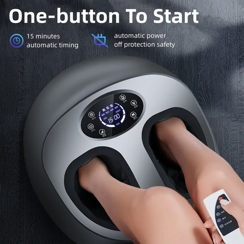 Foot Spa - Elektrische Fußmassage-Maschine, vollautomatisch, Shiatsu-Knetmassage, Heizfunktion, für