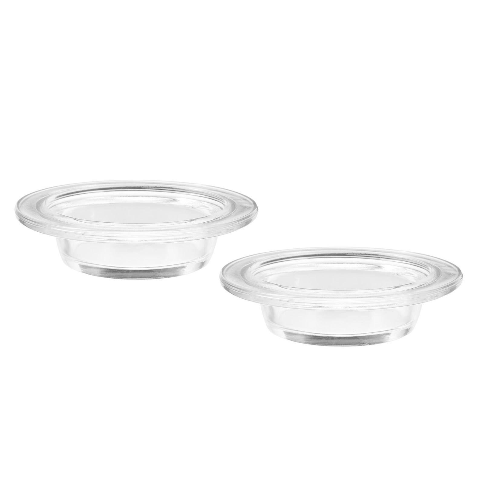 Wax Warmer - 2 Stück Ersatzschale für Glas-Wachsschmelzwärmer, rund,