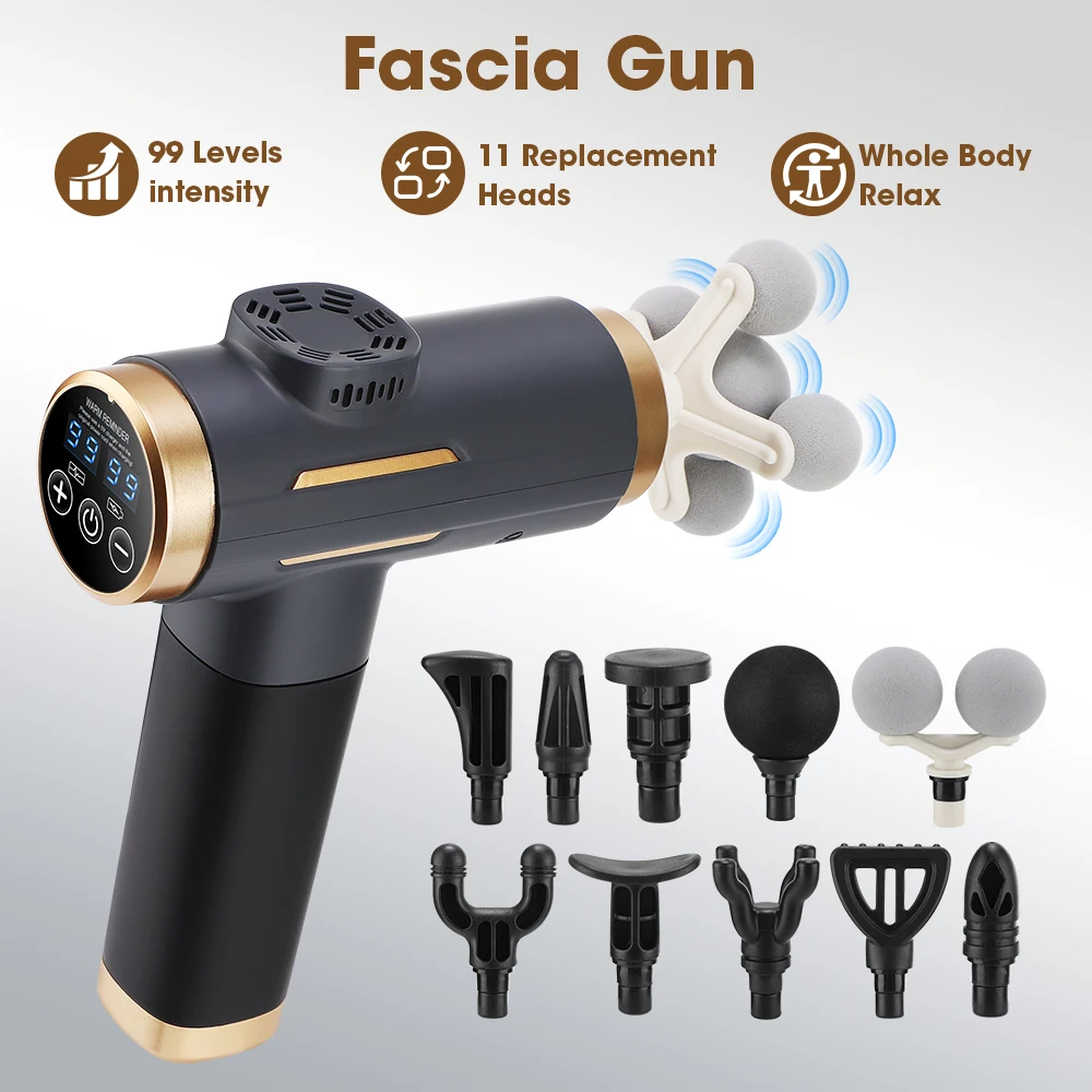 Massage Gun - Elektrische Faszienpistole 24W 99-Gang Einstellbar 11