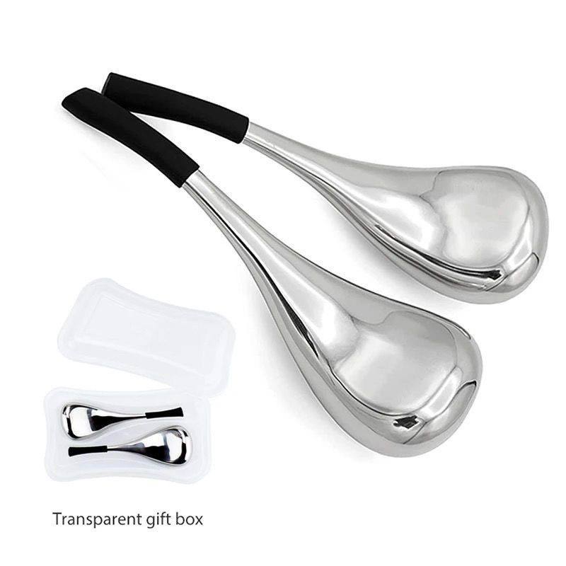 Spa Massager - Edelstahl-Eiskugeln Gesichtspflege-Tool Kühlstab Kühlende Spa-Kugel Kaltroller