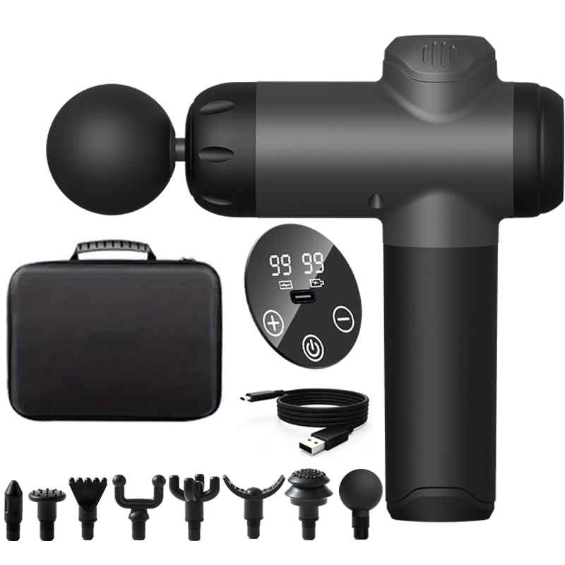 Massage Gun - 99-Niveau-Massagepistole, Faszien, tiefe Muskel, Entspannung, Körper,