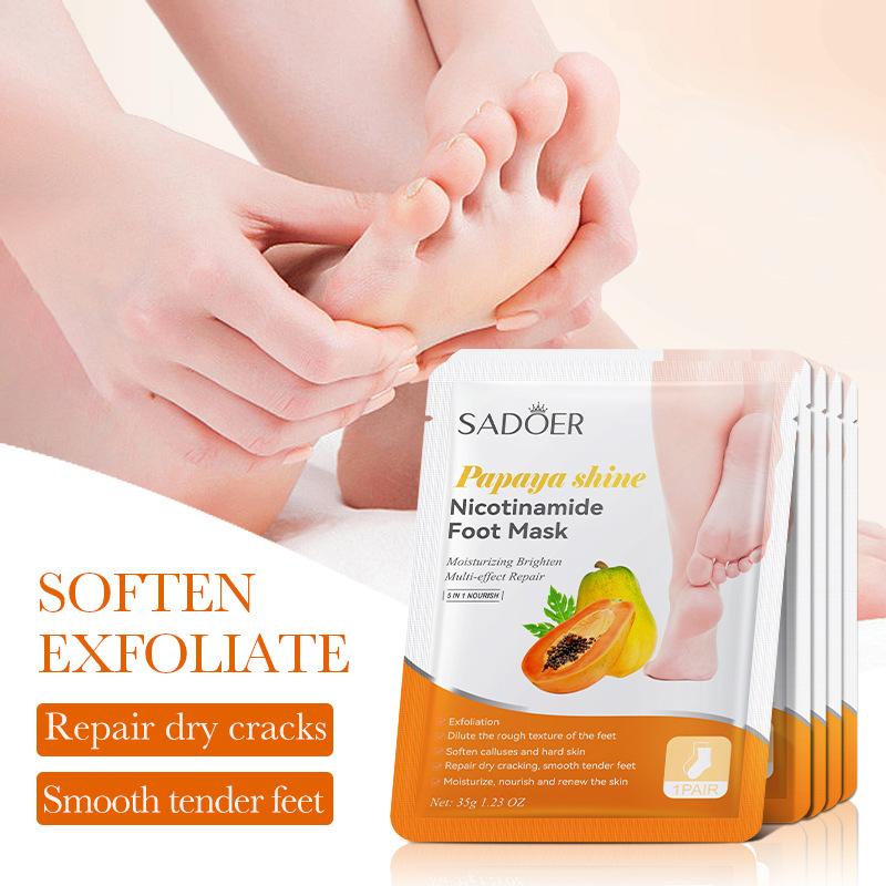1 Paar SADOER Früchte-Fußmaske – Foot Spa Bewertung und Preis