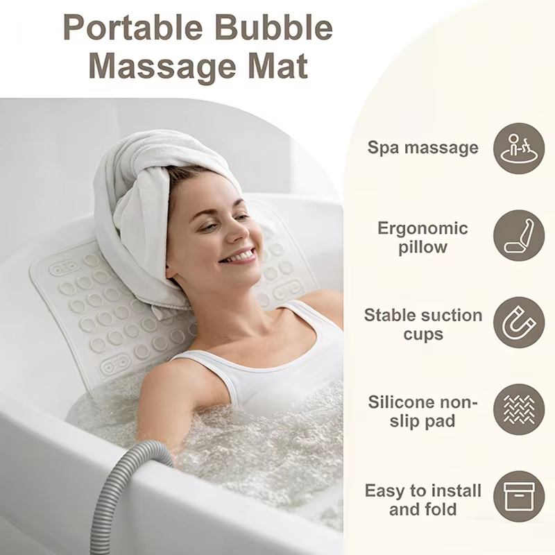 Heim-Badewannen-Spa-Blasenmass – Spa Massager Bewertung und Preis