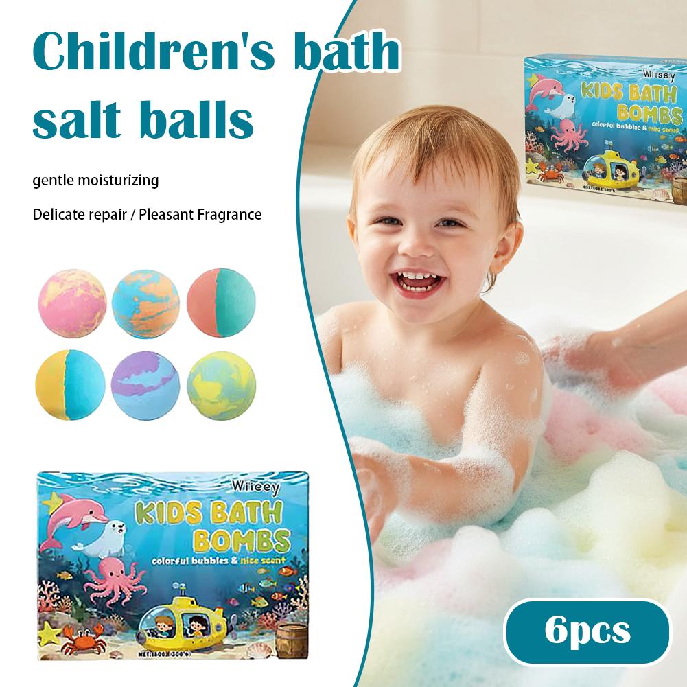 6-teiliges Kinder-Schaumbadbom – Bath Salts Bewertung und Preis