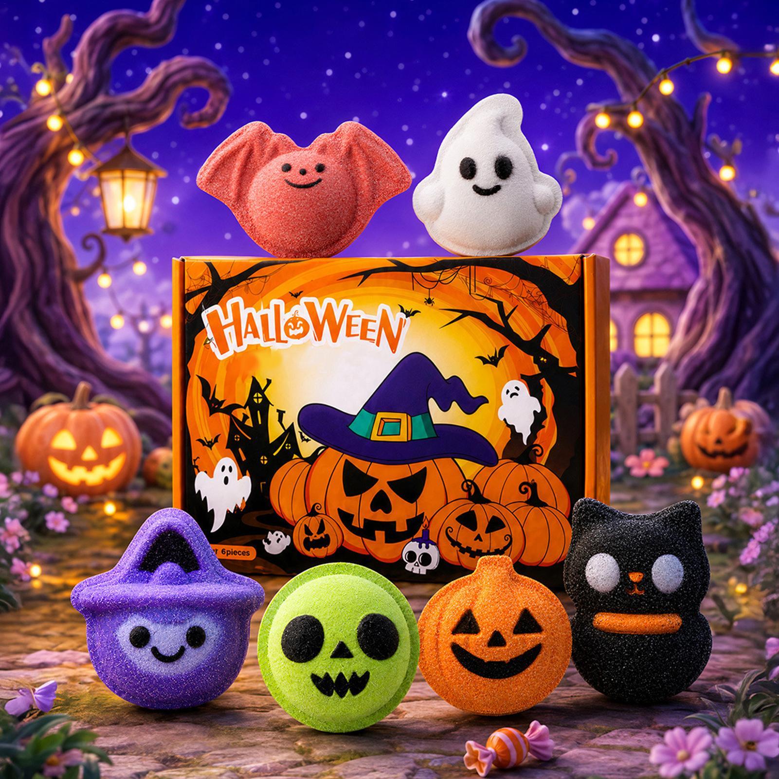 Halloween-Badekugel-Set, 6-tei – Bath Salts Bewertung und Preis
