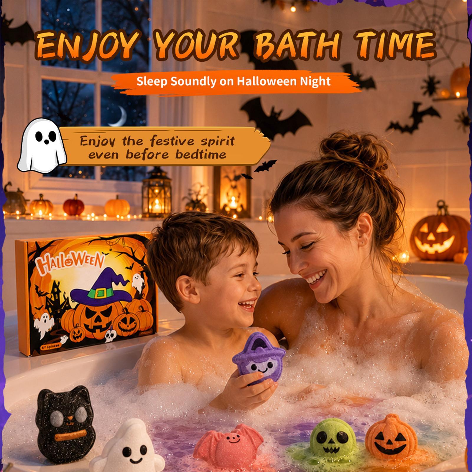 Halloween-Badekugel-Set, 6-tei – Bath Salts Bewertung und Preis