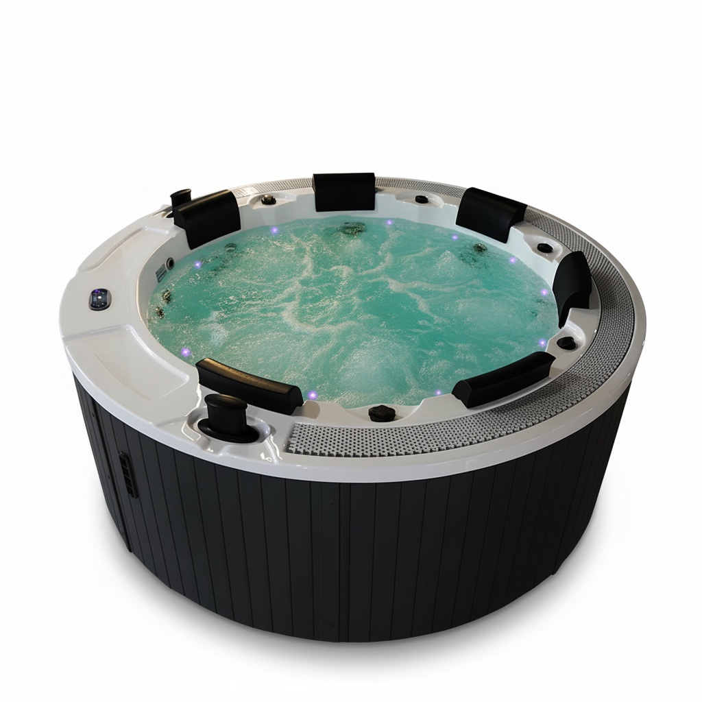 Outdoor-Whirlpool mit 10 Edels – Hot Tub Bewertung und Preis
