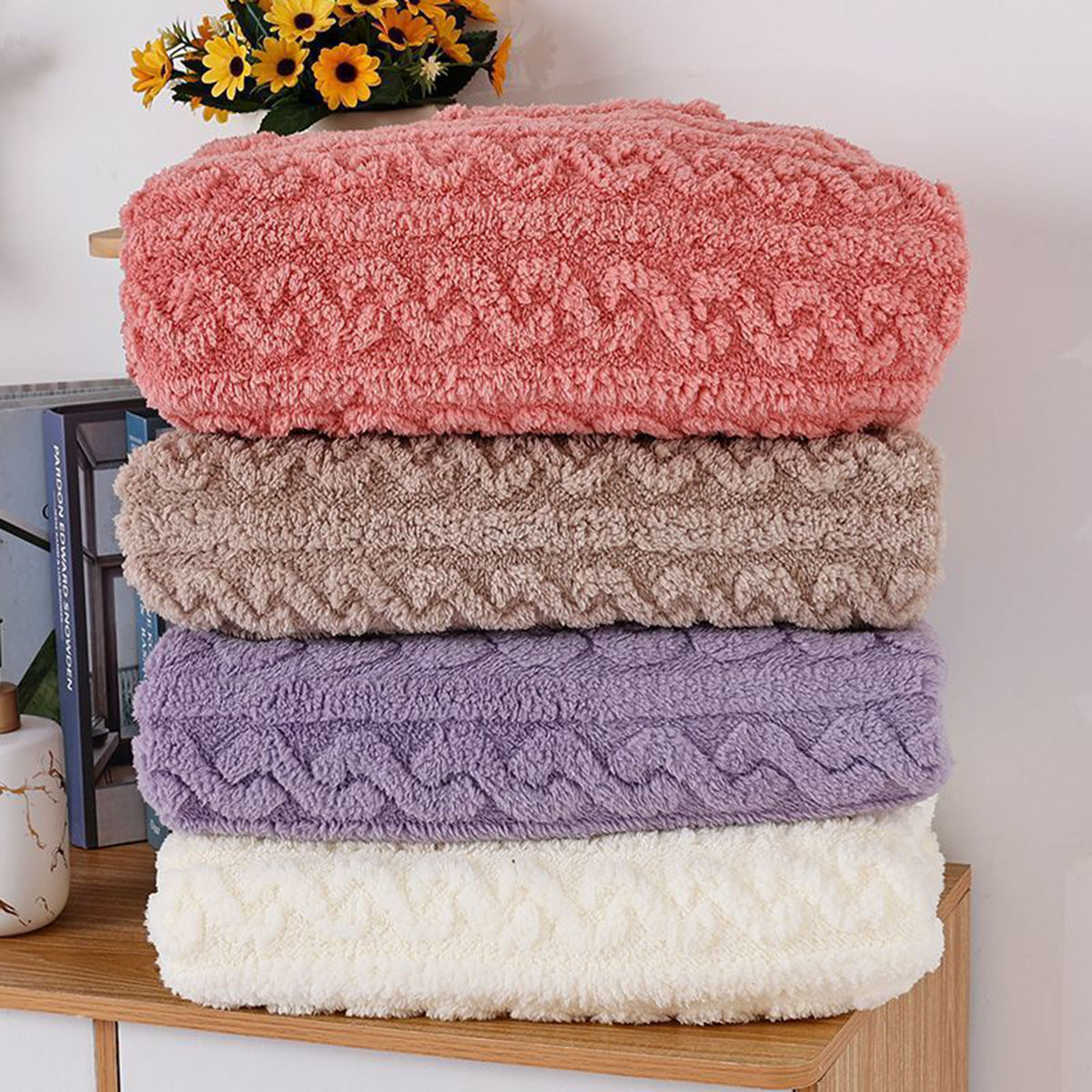 Winter-Korallen-Samt-Nachthemd – Bathrobe Bewertung und Preis