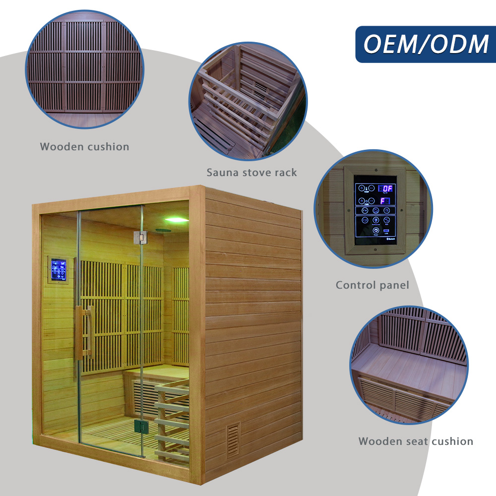 Moderne Hemlock-Holz-Infrarot- – Spa Wellness Gym Bewertung und Preis