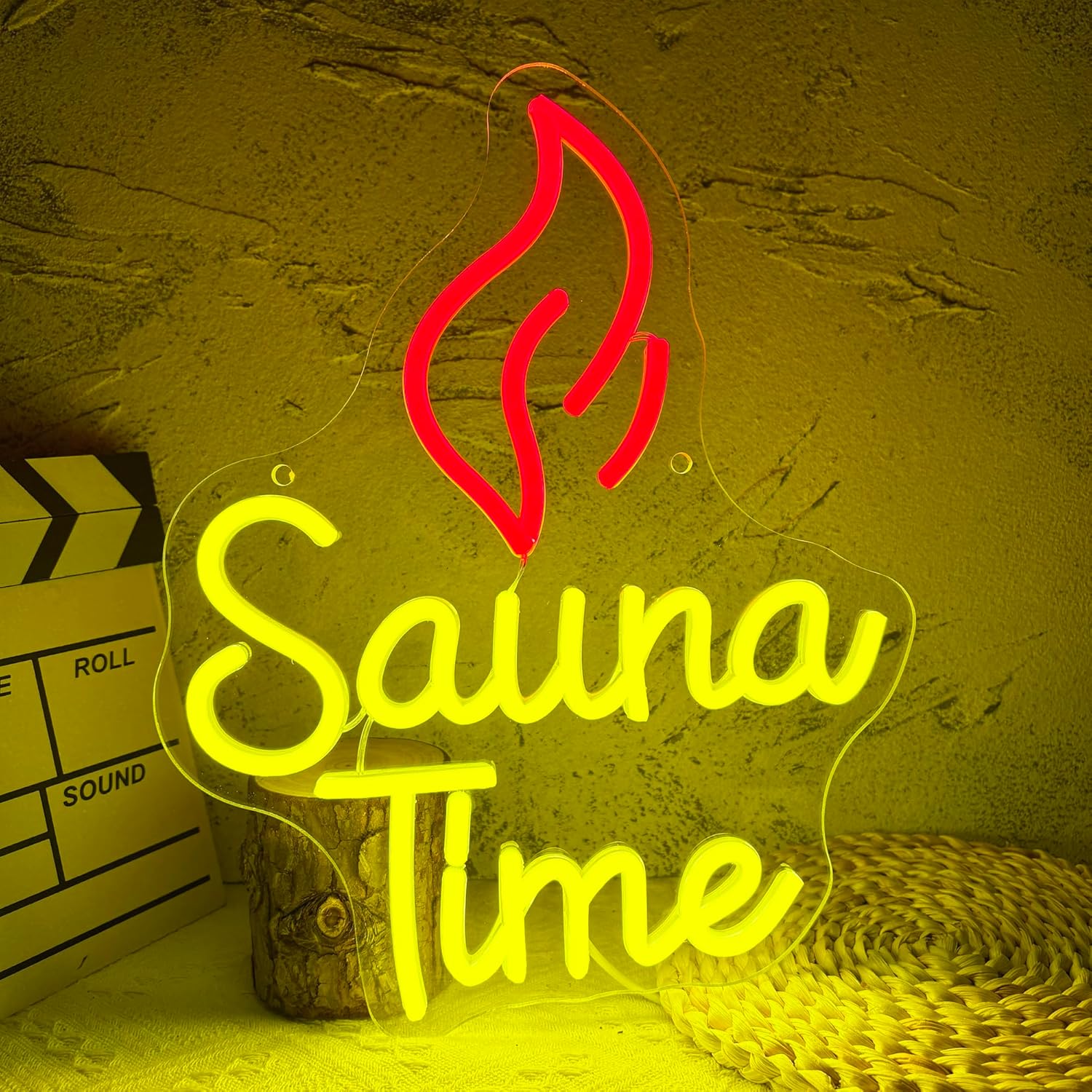 Sauna Time Neon-Schild: Dimmba – Spa Wellness Gym Bewertung und Preis