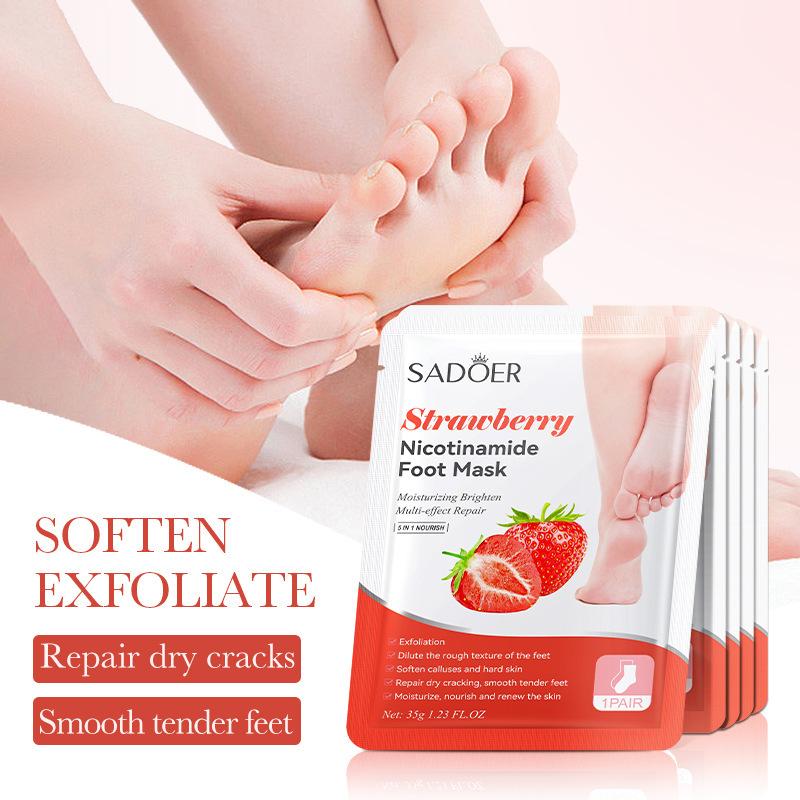 1 Paar SADOER Früchte-Fußmaske – Foot Spa Bewertung und Preis